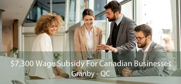 $7,300 Wage Subsidy For Canadian Businesses Granby - QC